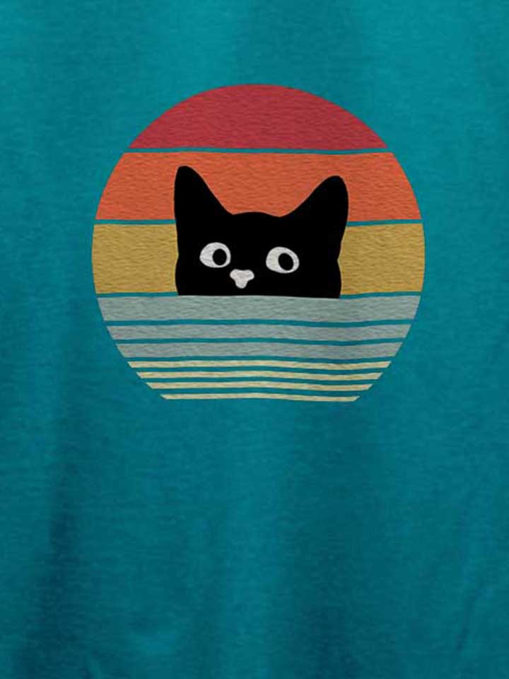 cat-sunset-t-shirt tuerkis 4