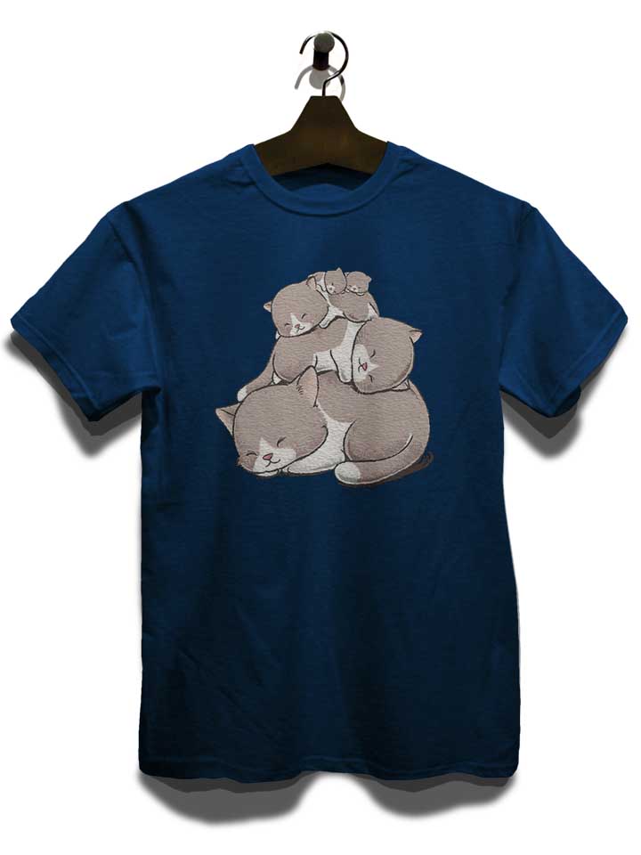 cat-tower-t-shirt dunkelblau 3
