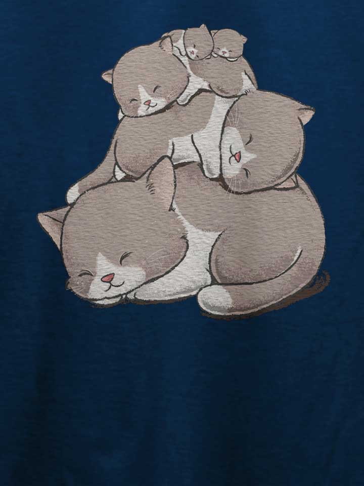 cat-tower-t-shirt dunkelblau 4