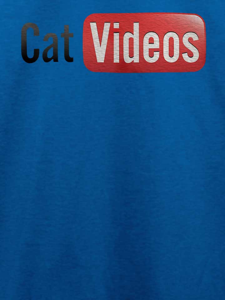 cat-videos-t-shirt royal 4