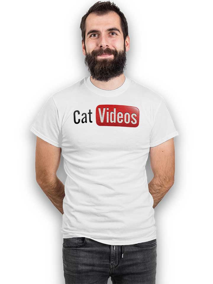 cat-videos-t-shirt weiss 2