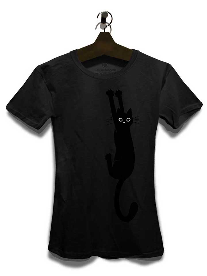 cat-damen-t-shirt schwarz 3