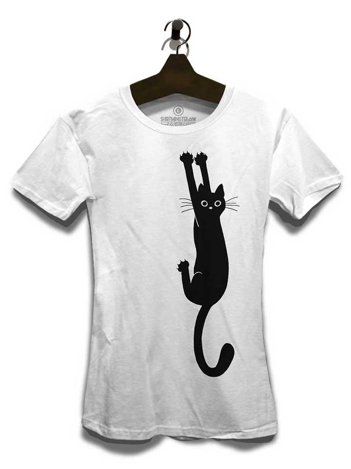 cat-damen-t-shirt weiss 3