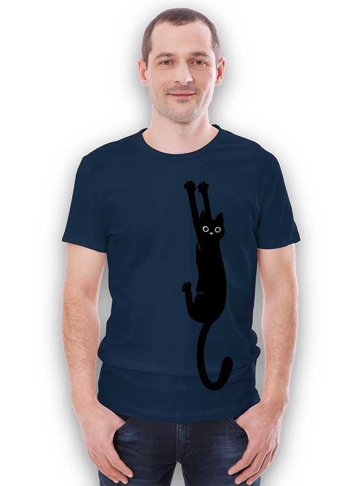 cat-t-shirt dunkelblau 2