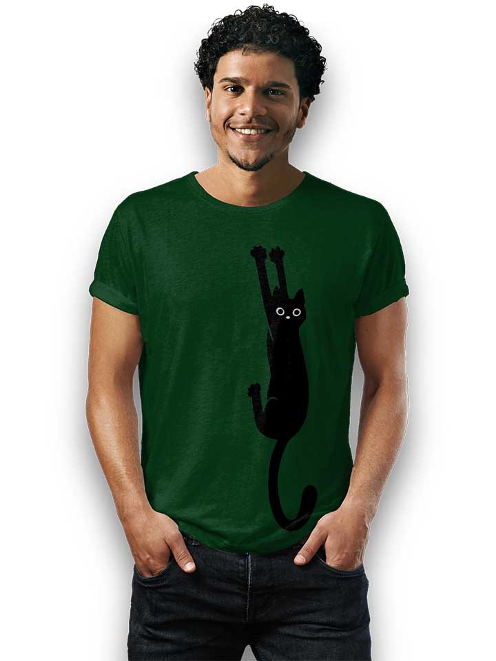 cat-t-shirt dunkelgruen 2