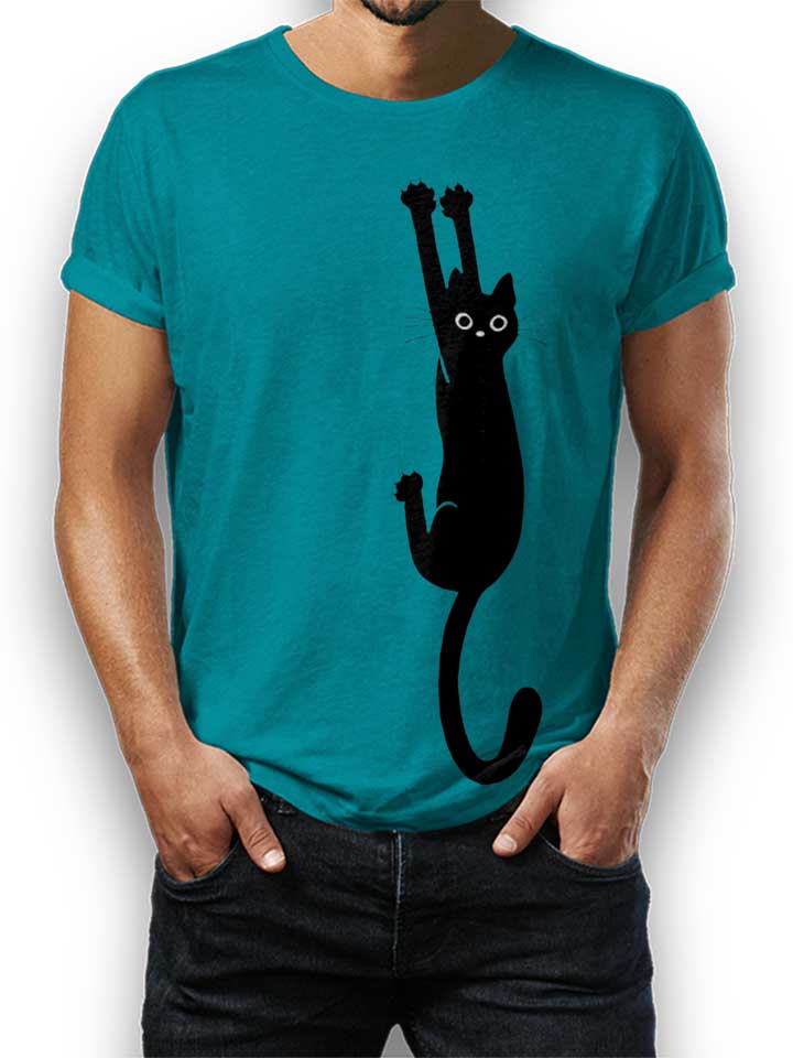 cat-t-shirt tuerkis 1
