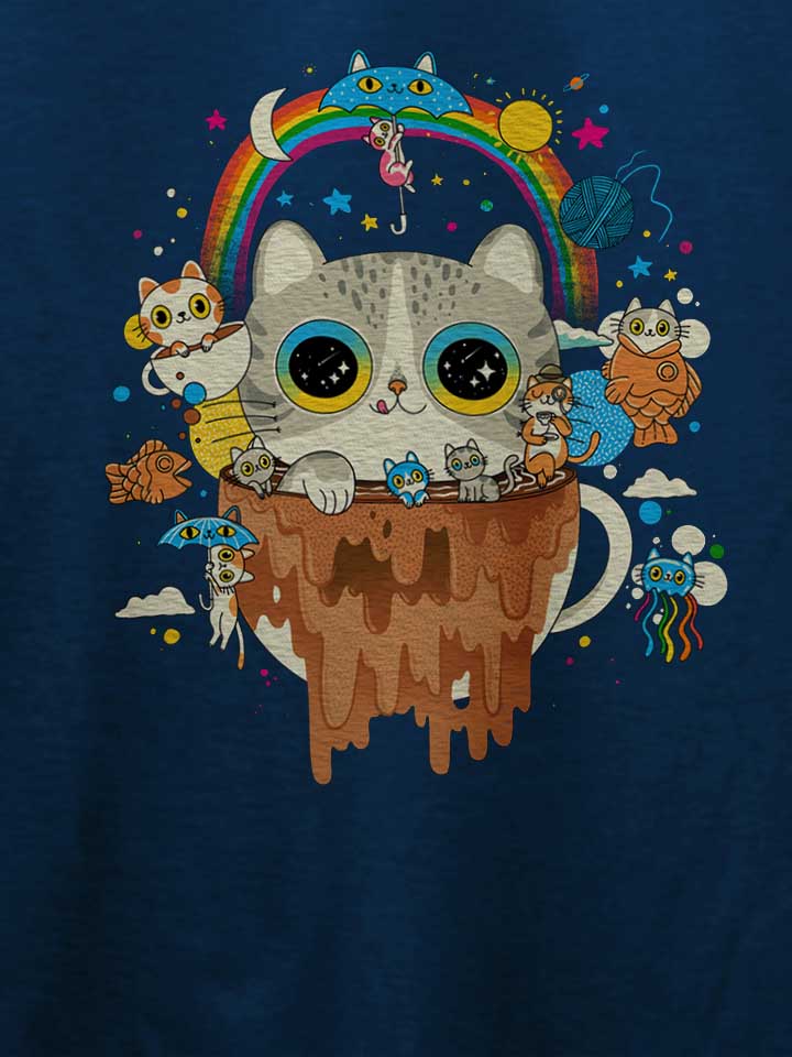 cats-coffee-morning-t-shirt dunkelblau 4