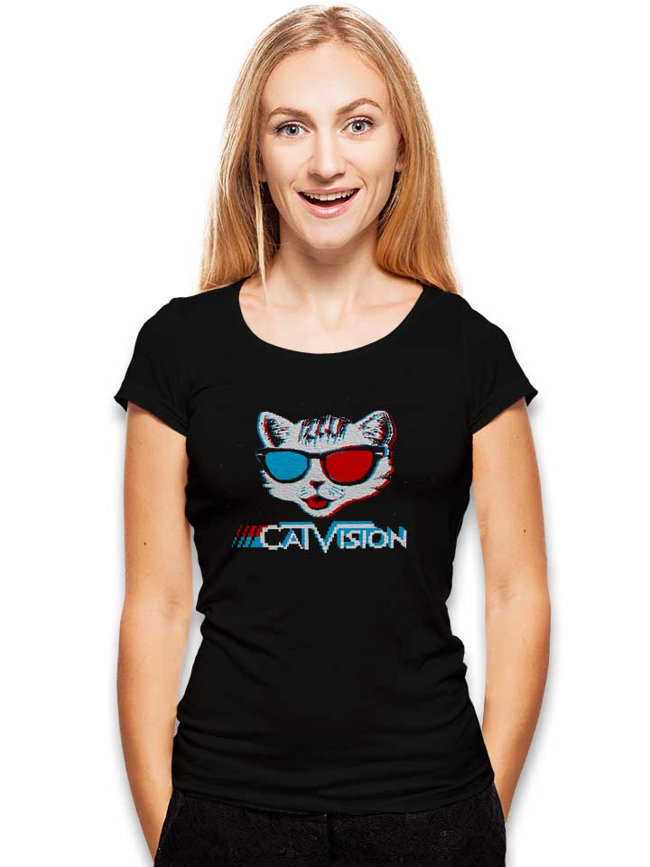 catvision-damen-t-shirt schwarz 2
