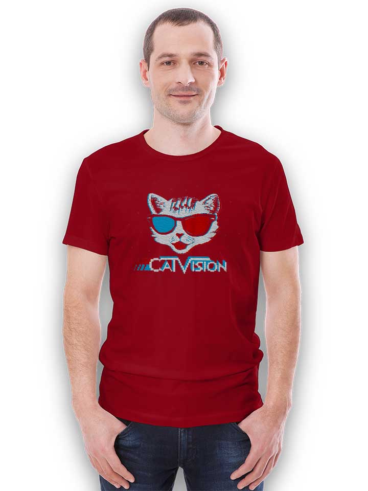 catvision-t-shirt bordeaux 2