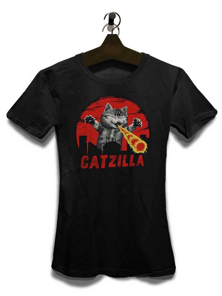 catzilla-damen-t-shirt schwarz 3