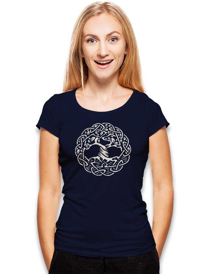 celtic-tree-of-life-damen-t-shirt dunkelblau 2
