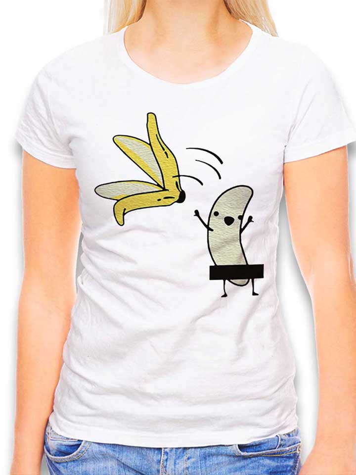 censored-banana-damen-t-shirt weiss 1