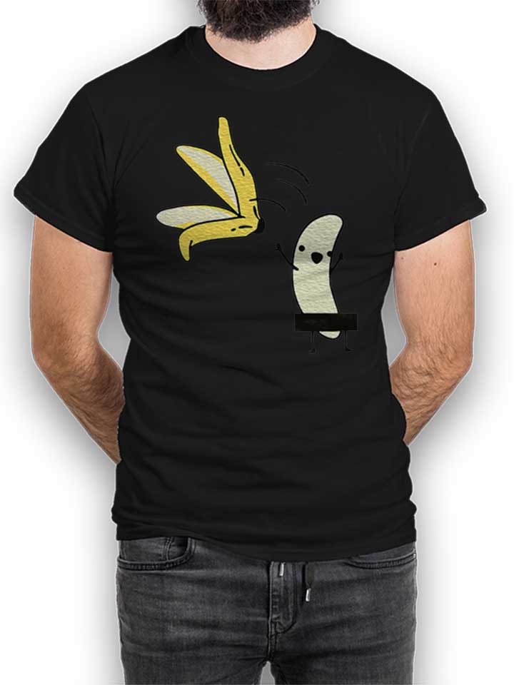 Censored Banana T-Shirt schwarz L