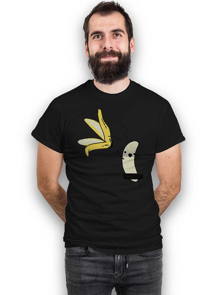 censored-banana-t-shirt schwarz 2