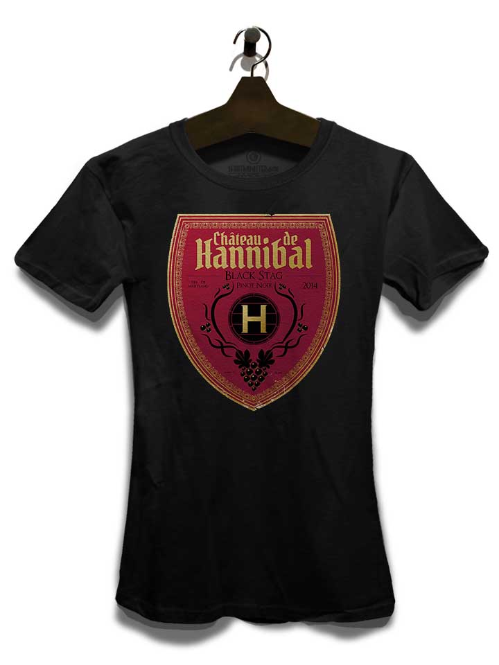 chateau-de-hannibal-damen-t-shirt schwarz 3