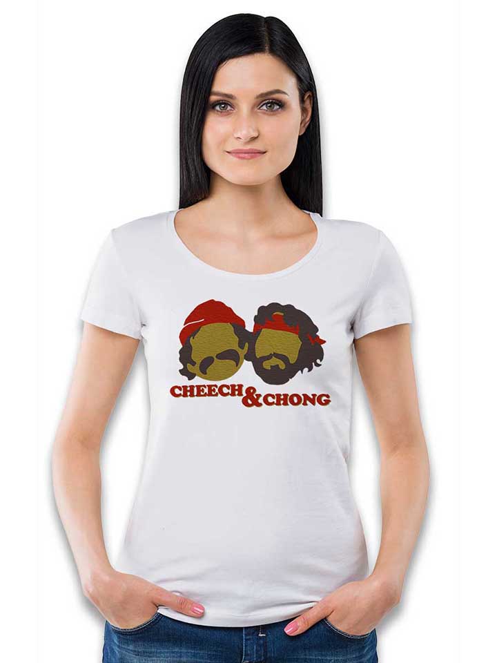 cheech-n-chong-damen-t-shirt weiss 2