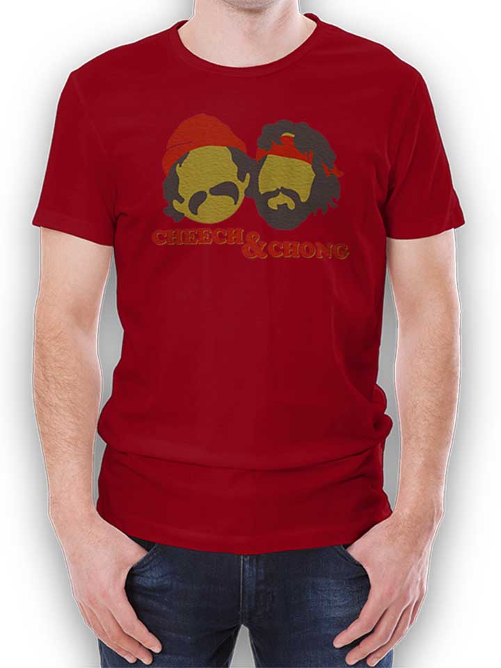 cheech-n-chong-t-shirt bordeaux 1