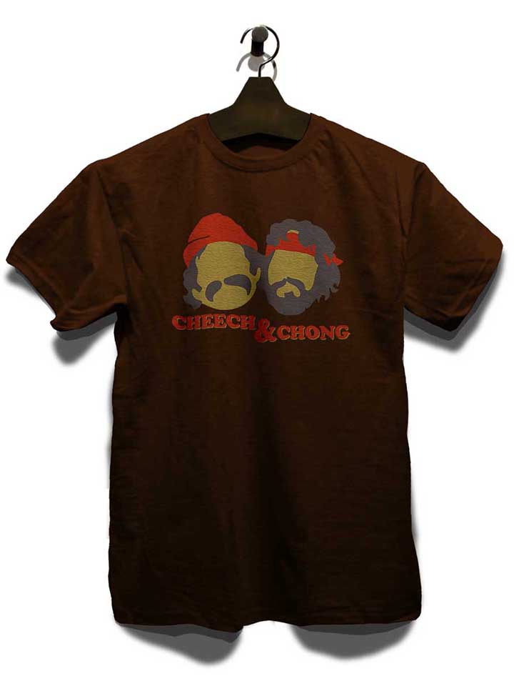 cheech-n-chong-t-shirt braun 3