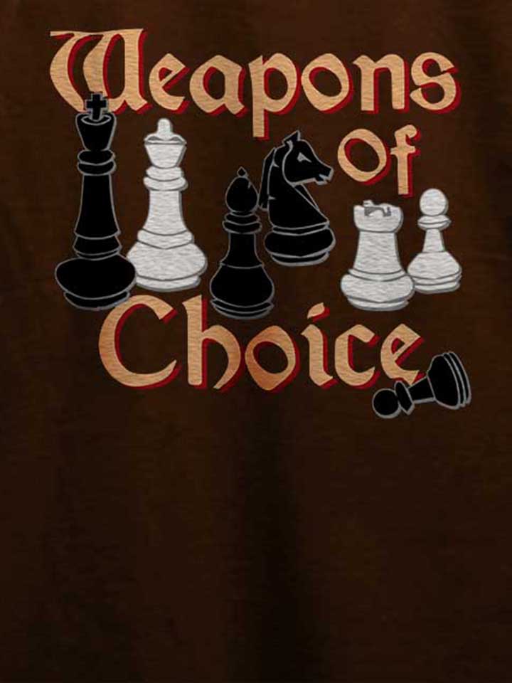 chess-weapons-of-choice-t-shirt braun 4