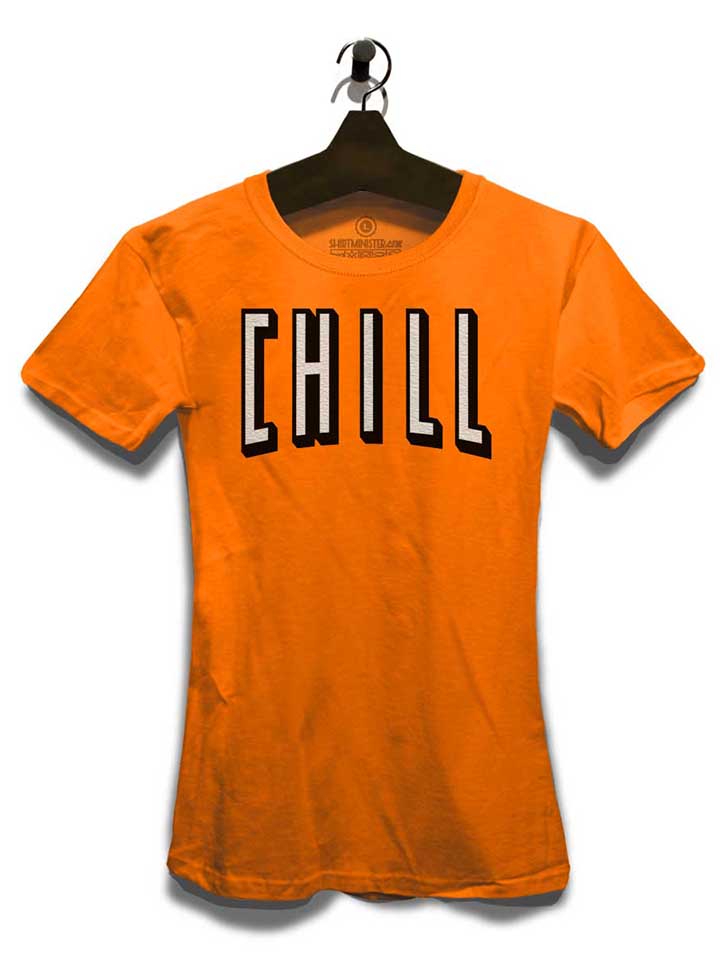 chill-netflix-damen-t-shirt orange 3
