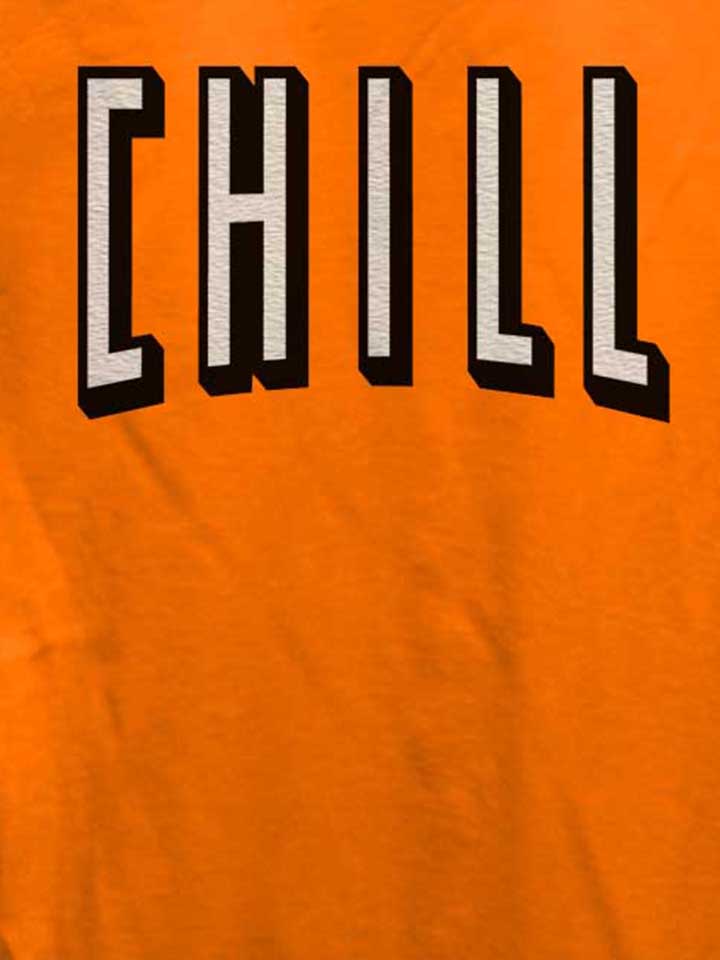 chill-netflix-damen-t-shirt orange 4