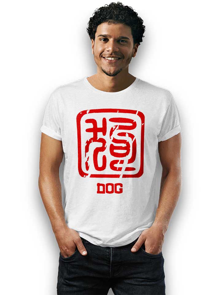 chinese-signs-dog-t-shirt weiss 2