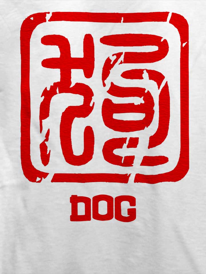 chinese-signs-dog-t-shirt weiss 4