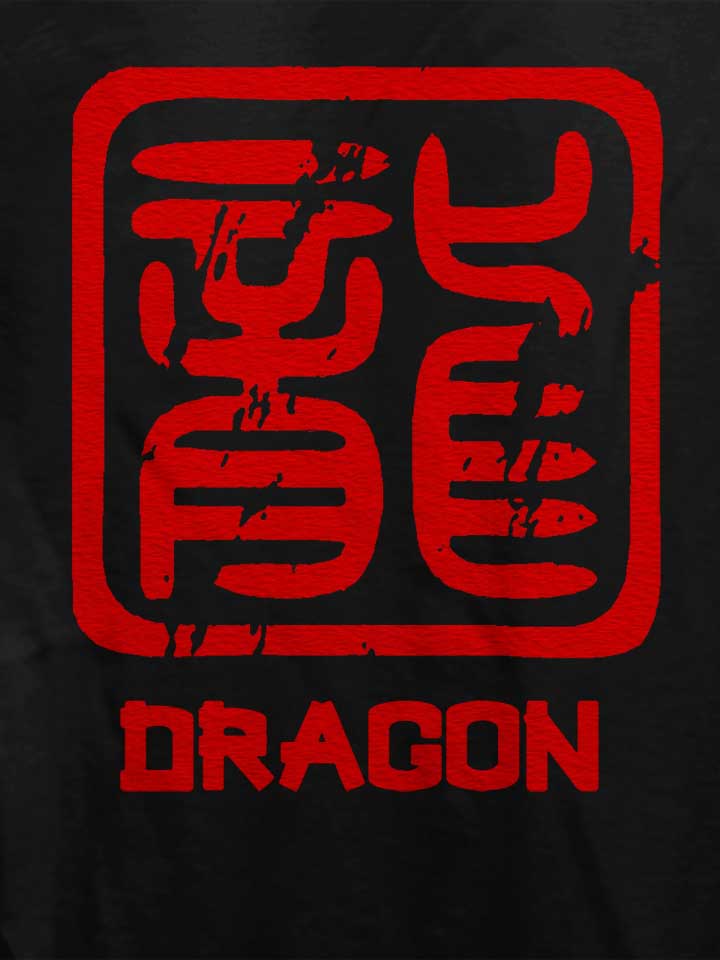 chinese-signs-dragon-damen-t-shirt schwarz 4