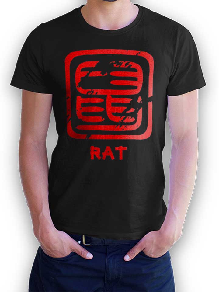 chinese-signs-rat-t-shirt schwarz 1