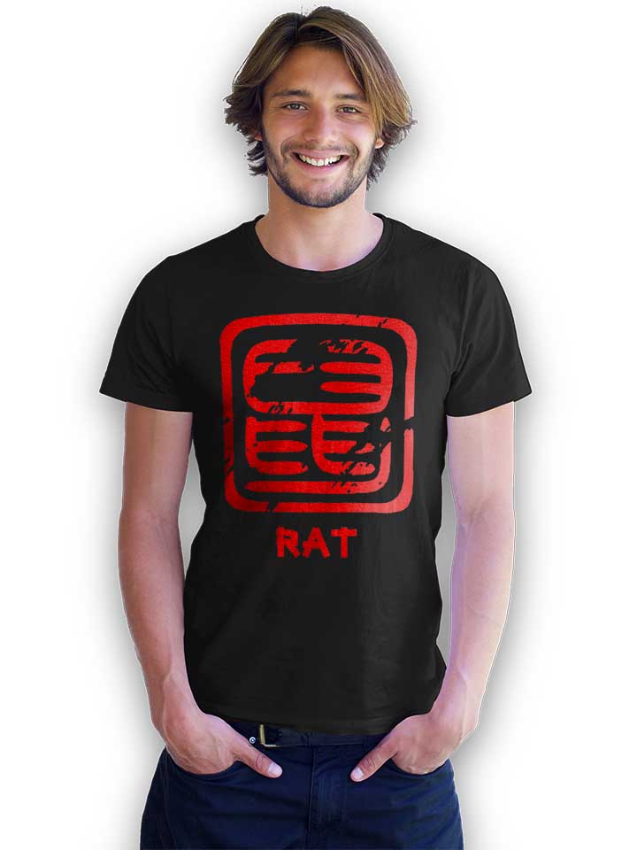 chinese-signs-rat-t-shirt schwarz 2