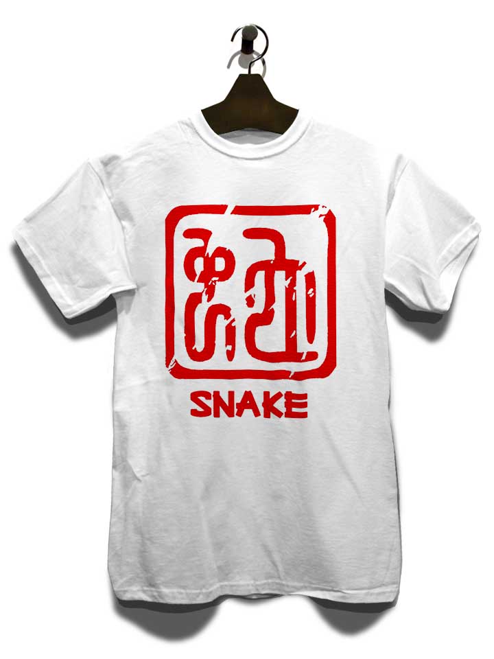 chinese-sings-snake-t-shirt weiss 3