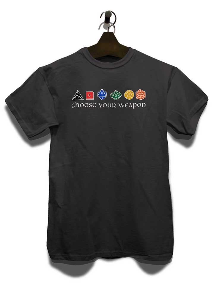 choose-your-weapon-t-shirt dunkelgrau 3
