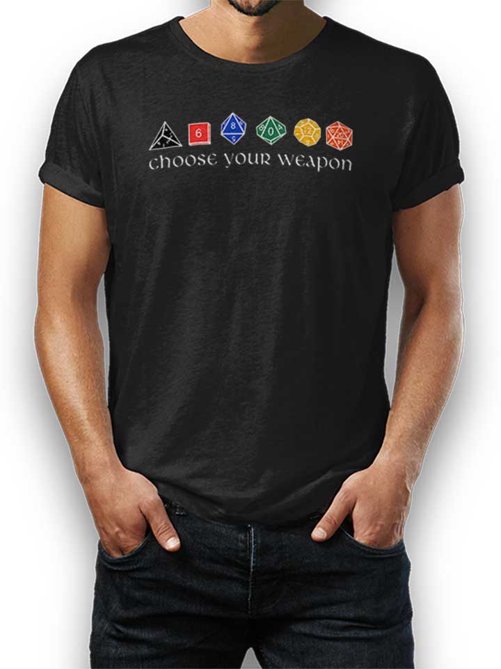 choose-your-weapon-t-shirt schwarz 1