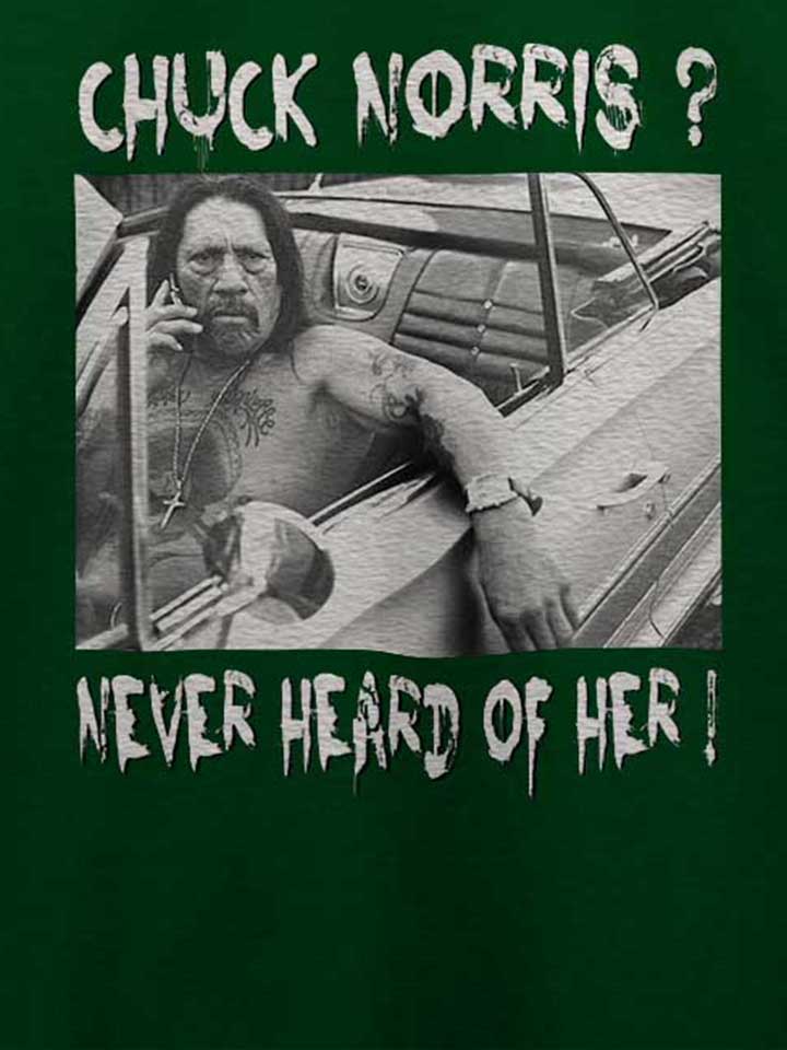 chuck-norris-never-heard-of-her-t-shirt dunkelgruen 4