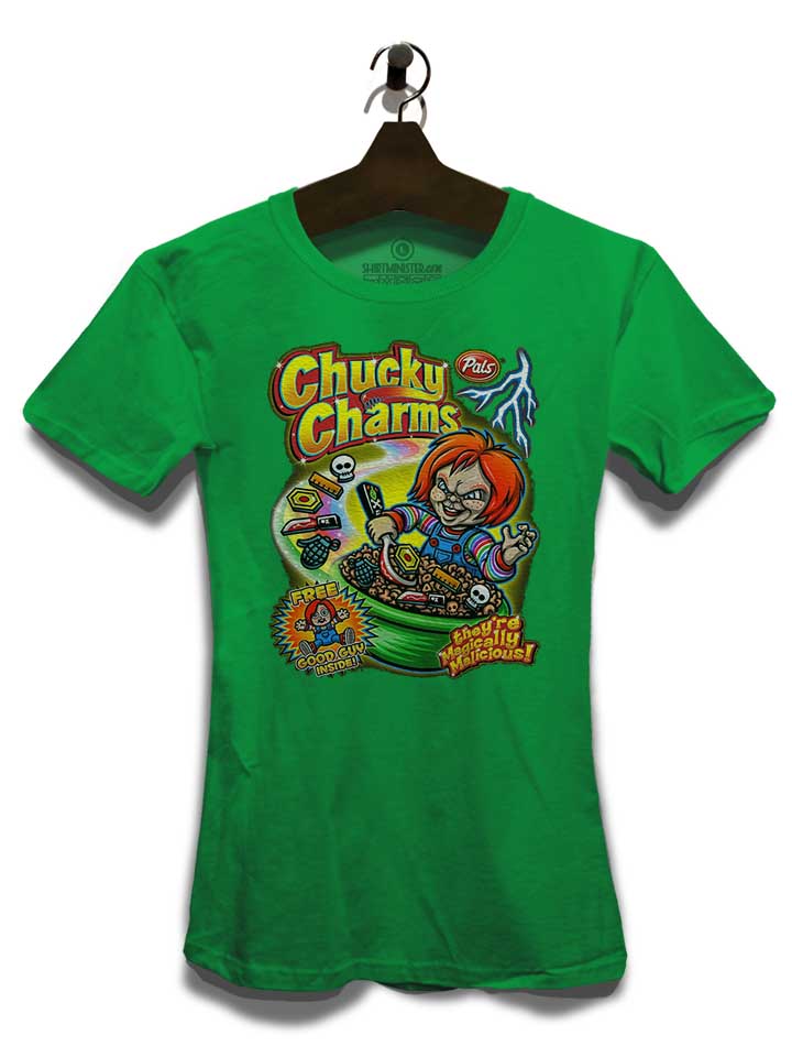 chucky-charms-damen-t-shirt gruen 3