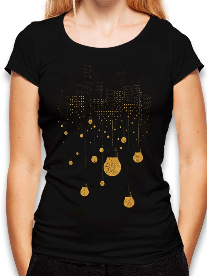 city-lights-damen-t-shirt schwarz 1