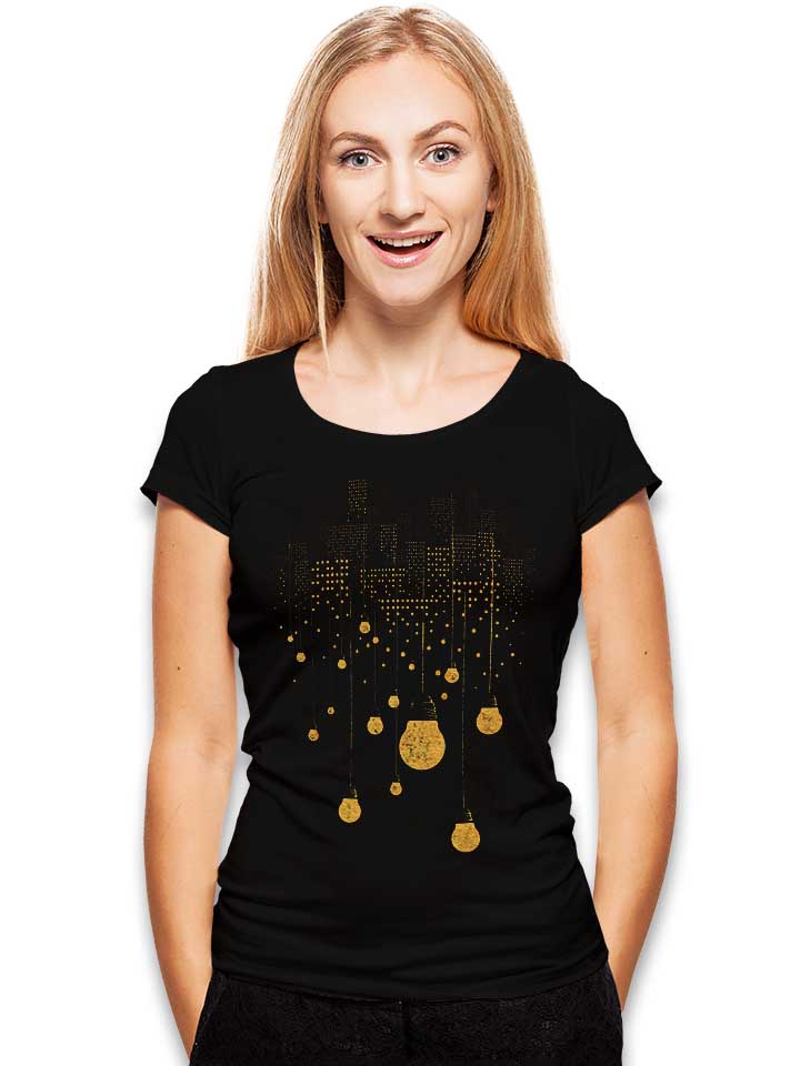 city-lights-damen-t-shirt schwarz 2