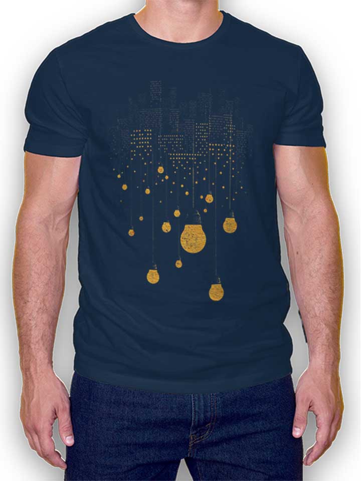 city-lights-t-shirt dunkelblau 1