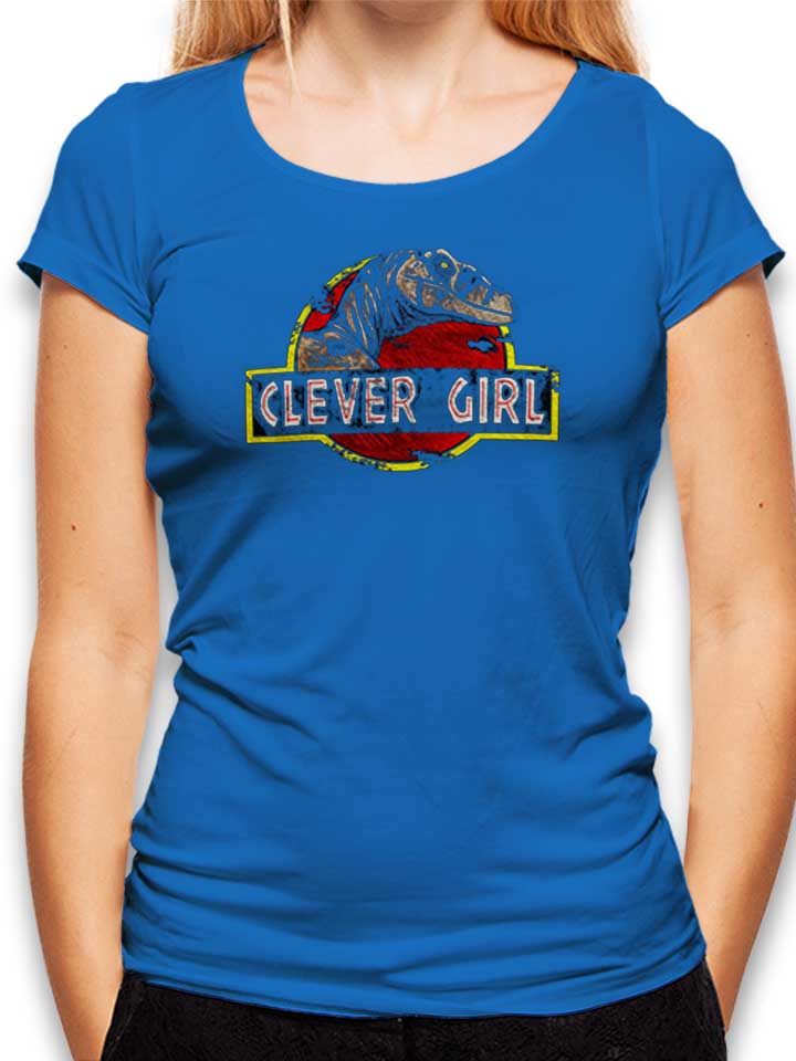 Clever Girl Jurassic Park Damen T-Shirt royal L