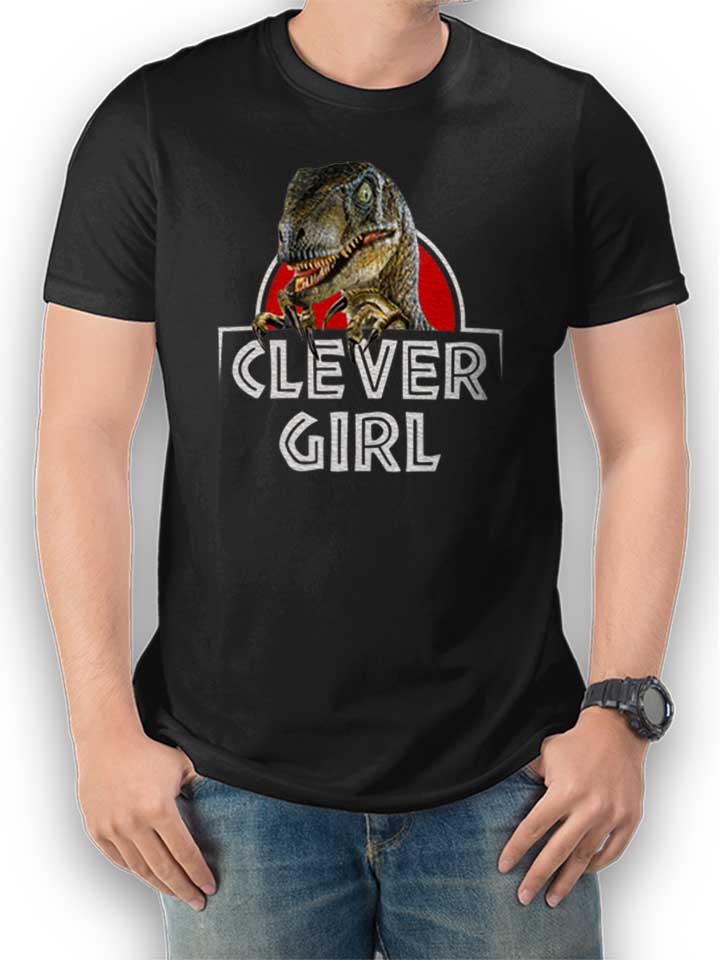 clever-girl-jurassic-t-shirt schwarz 1