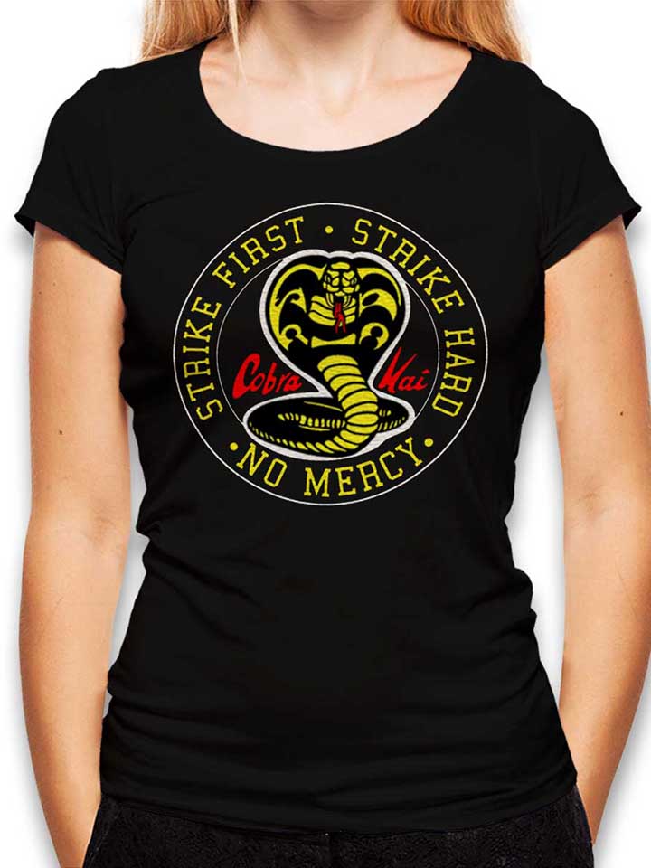 Cobra Kai Logo Damen T-Shirt schwarz L