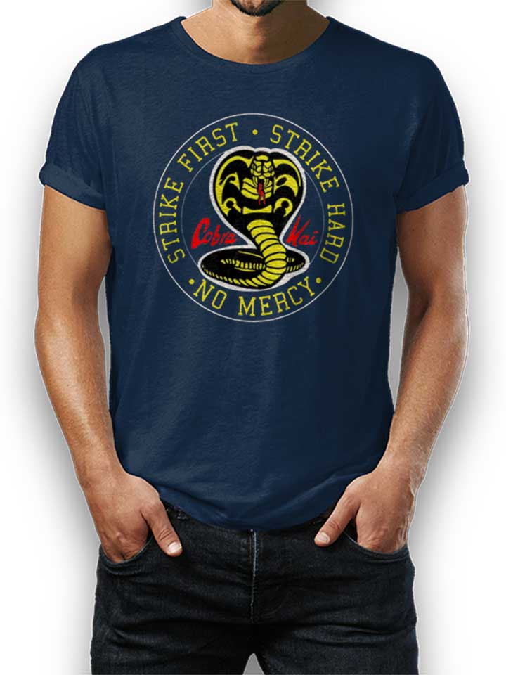 cobra-kai-logo-t-shirt dunkelblau 1