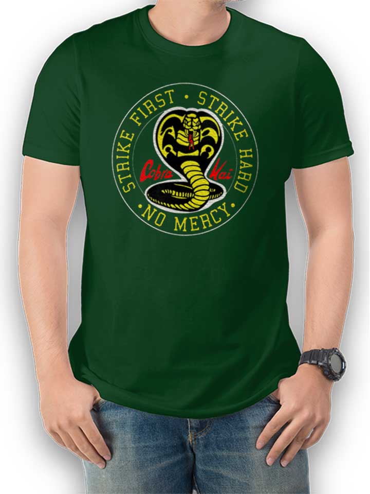 cobra-kai-logo-t-shirt dunkelgruen 1