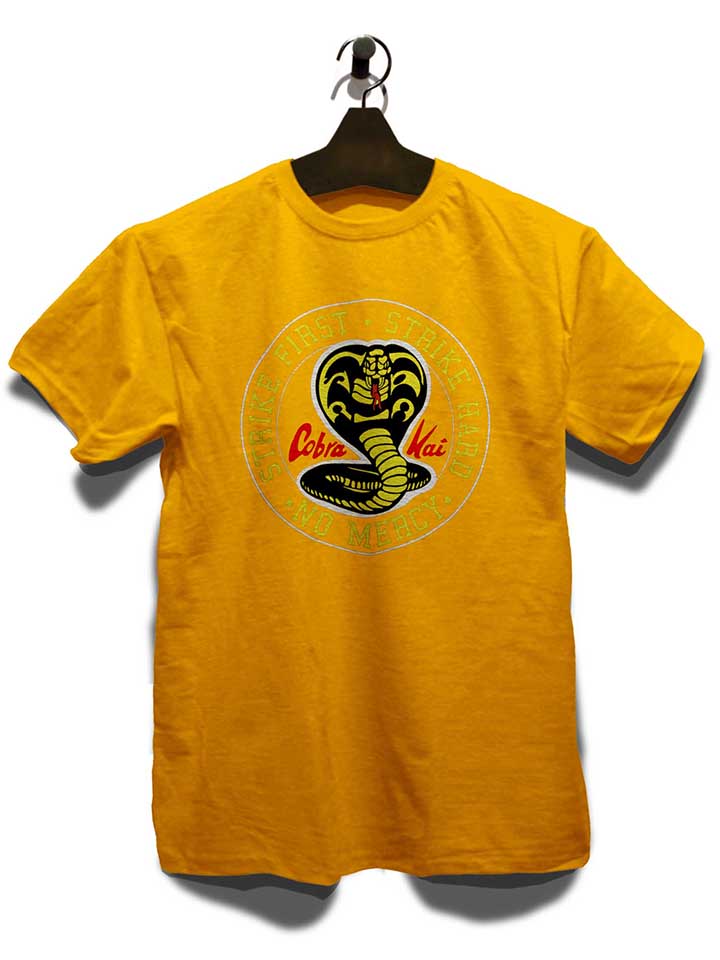 cobra-kai-logo-t-shirt gelb 3