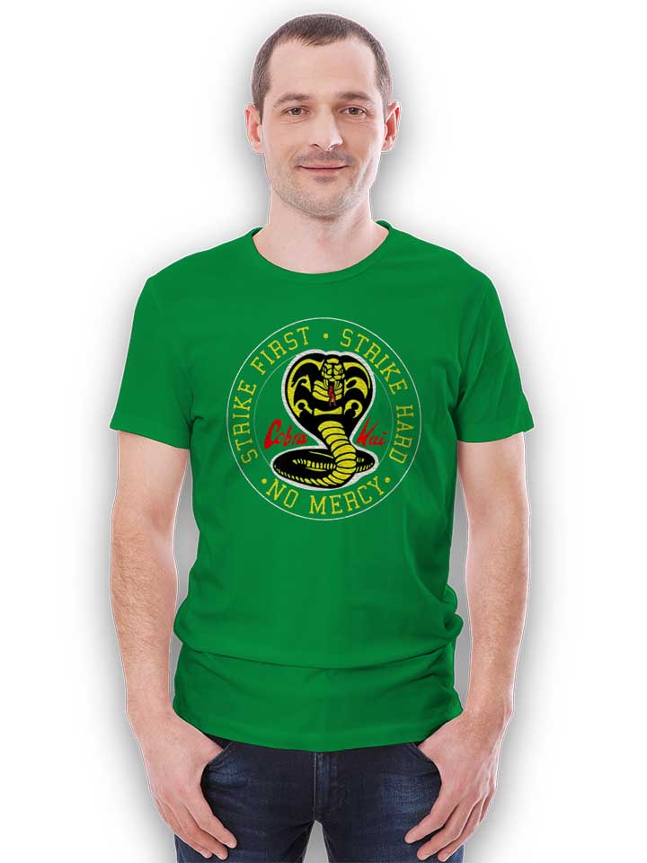 cobra-kai-logo-t-shirt gruen 2