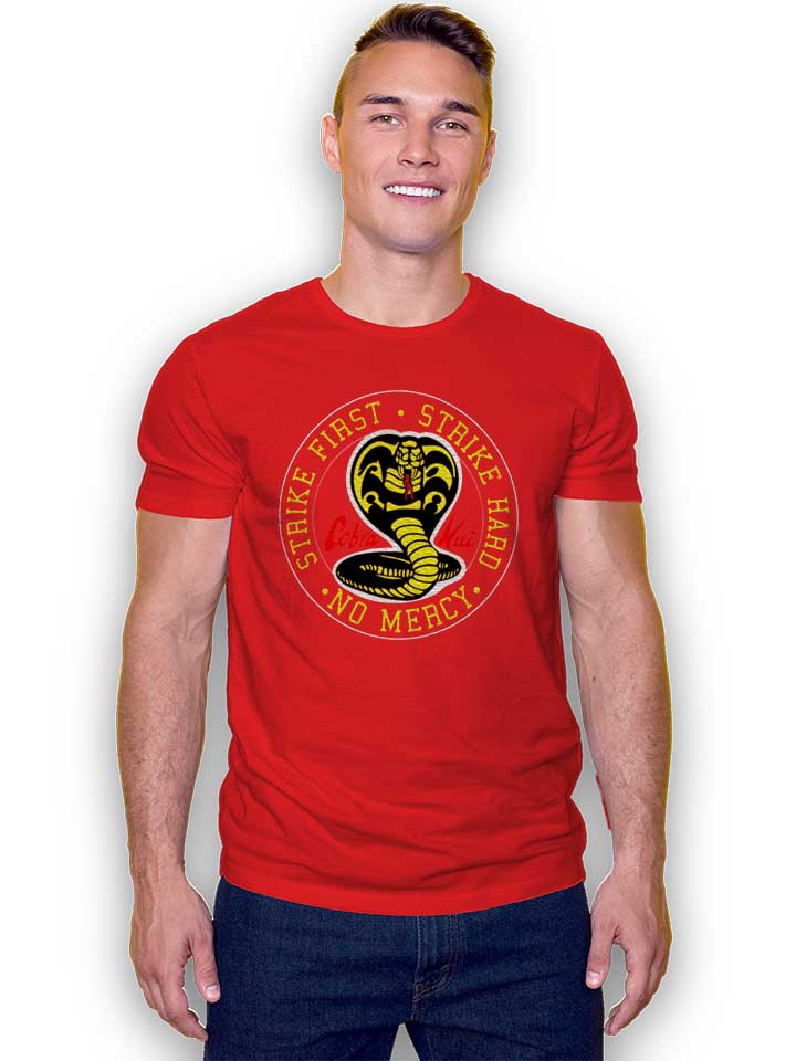 cobra-kai-logo-t-shirt rot 2