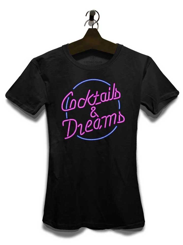 coctails-and-dreams-damen-t-shirt schwarz 3
