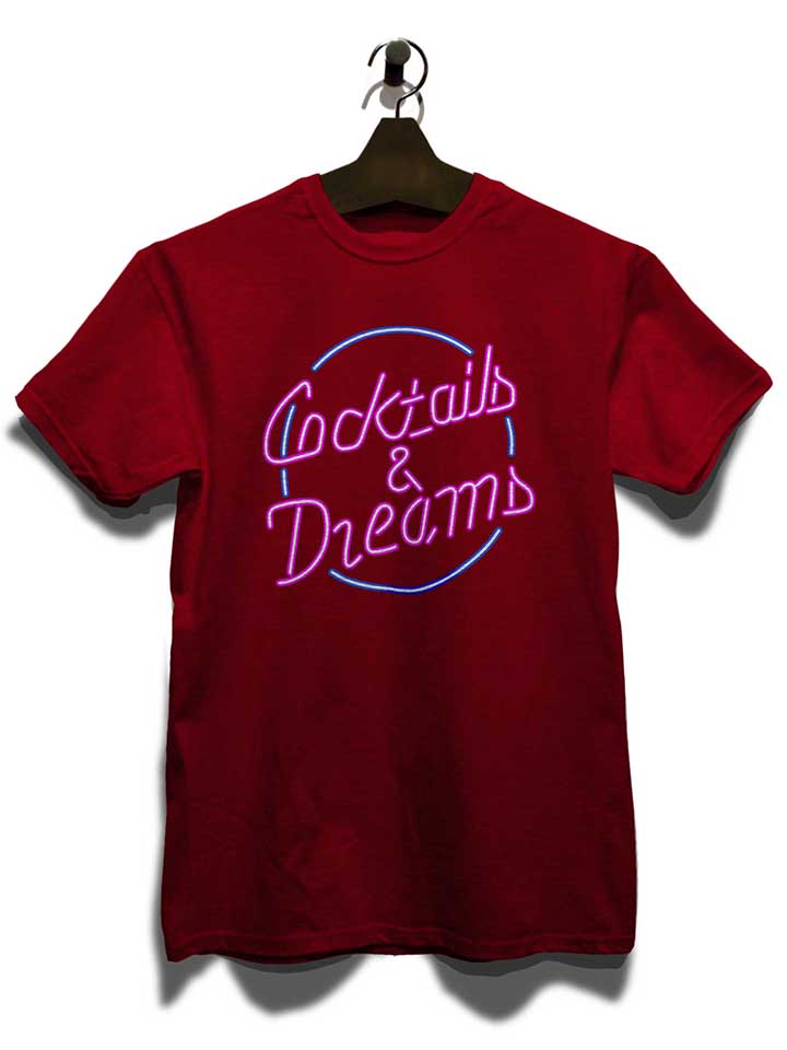 coctails-and-dreams-t-shirt bordeaux 3