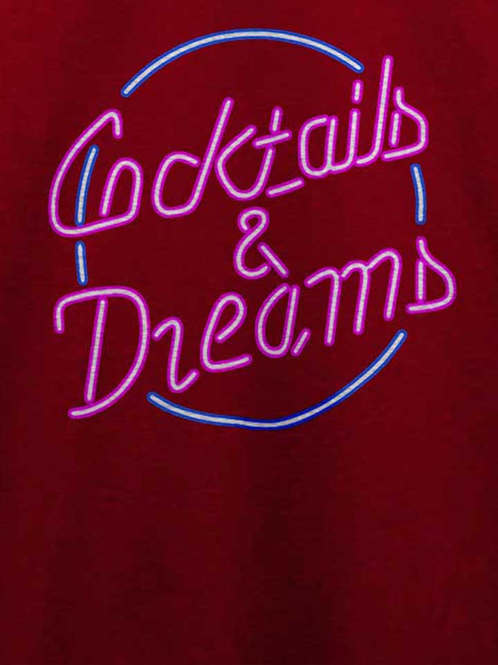 coctails-and-dreams-t-shirt bordeaux 4