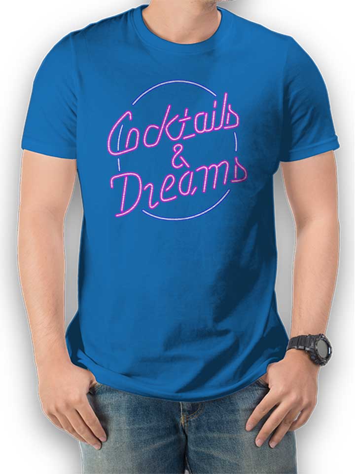 Coctails And Dreams T-Shirt royal-blue L